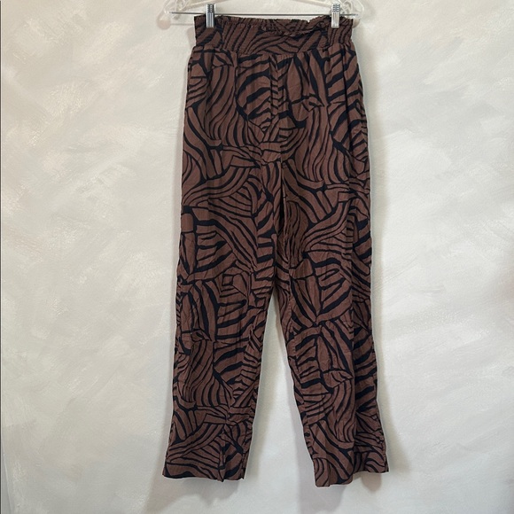 Rails Brendon pant in Moroccan Nights brown breezy wide leg cotton trouser XL - Picture 3 of 10